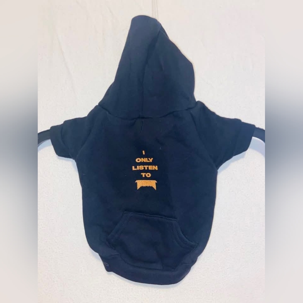 American Apparel Black Hoodie For Dogs